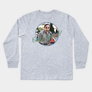 Steve Spiros - Easy-Going? Kids Long Sleeve T-Shirt